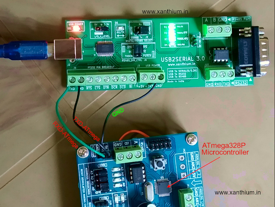 interfacing atmega328p with Pc using usb2serial and python for serial communication