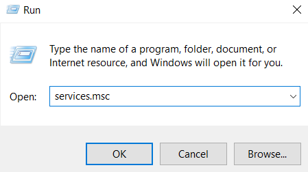 how to run services.msc to view mysql process in windows services
