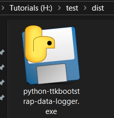 why pyinstaller showing default icon,even after changing the icon file