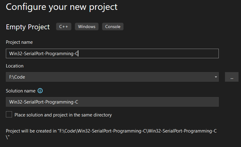 How to program Windows COM port using 64 bit Win64 API's