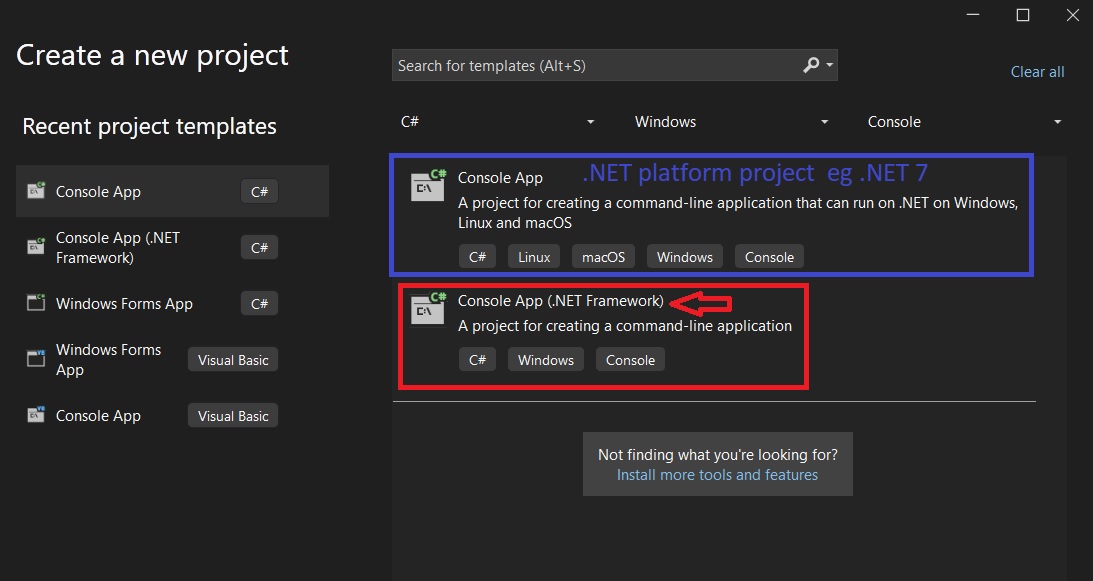 creating a visual studio project for serial port programming using C# tutorial