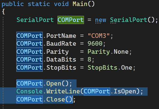 opening and closing serial port on windows using C#  on .net 