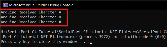 PC receiving data from ATmega328P microcontroller using SerialPort  and C# 