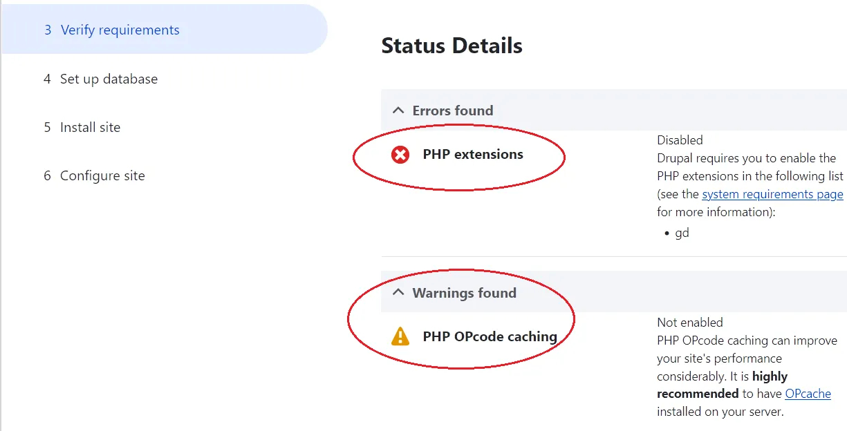 php extensions disabled issue while installing drupal 10 on windows